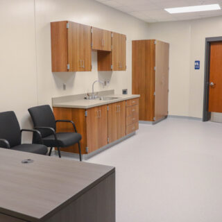 Miami Middle School Office & Vestibule Clinical area