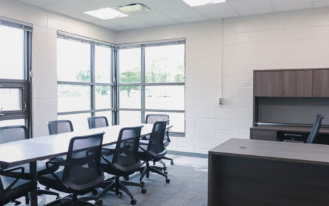 Miami Middle School Office & Vestibule Meeting room